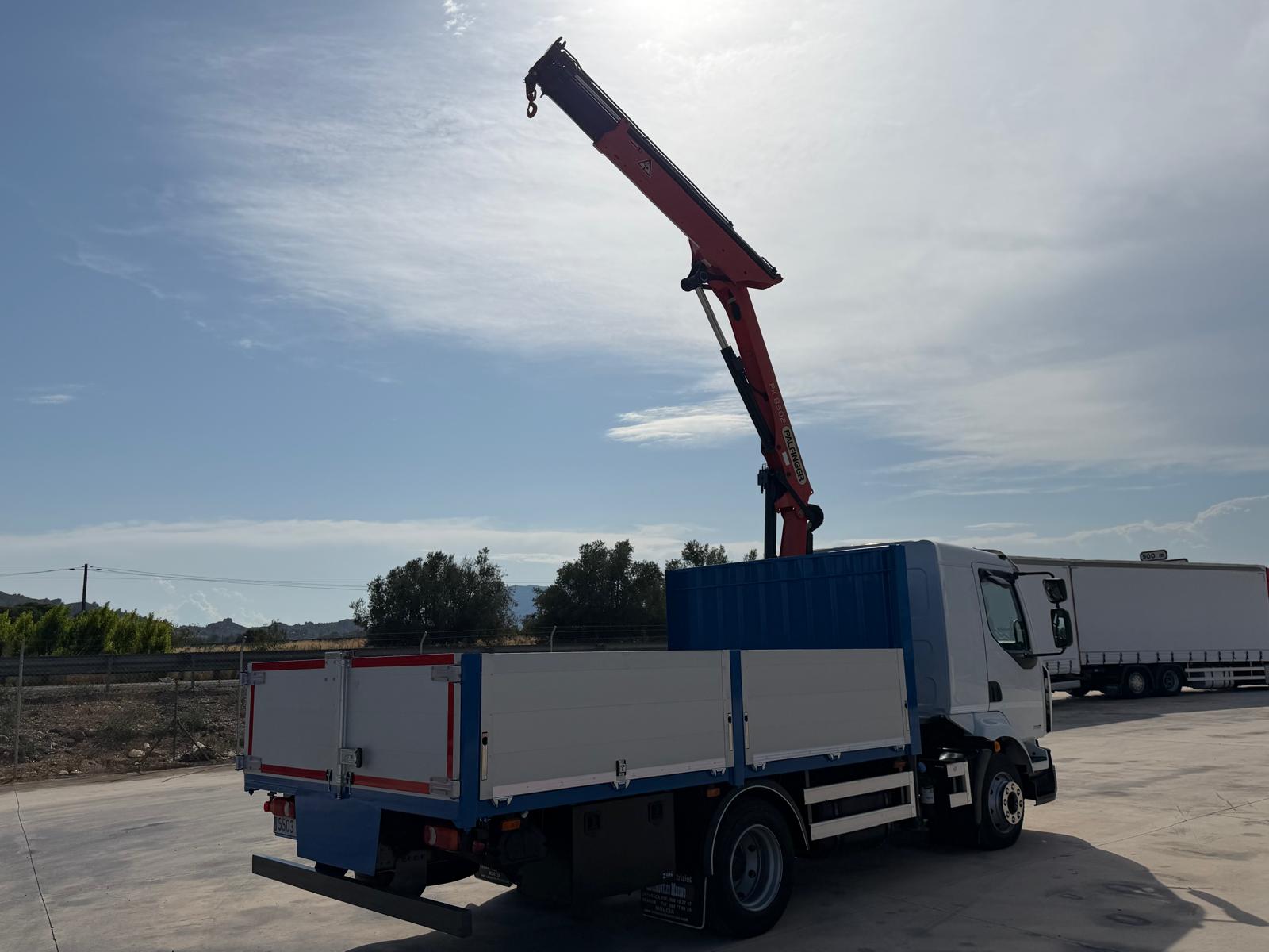 GRUA PALFINGER PK 8502 Y CAJA FIJA 4.20 M