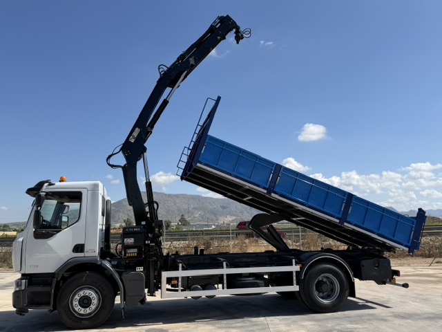 GRUA HIAB 122 BS2 HI-DUO Y CAJA BASCULANTE