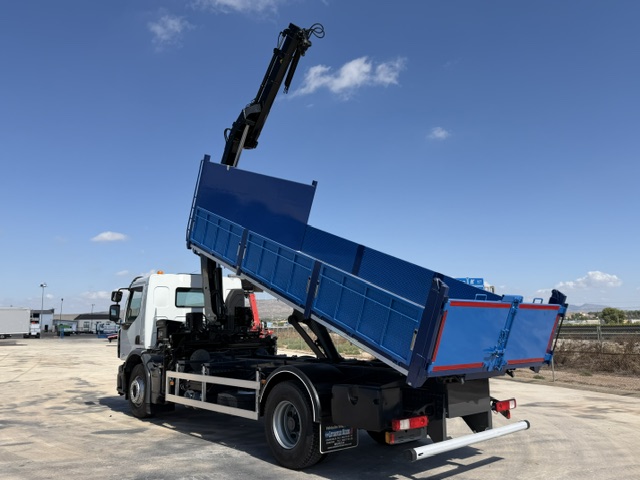 GRUA HIAB 122 BS2 HI-DUO Y CAJA BASCULANTE