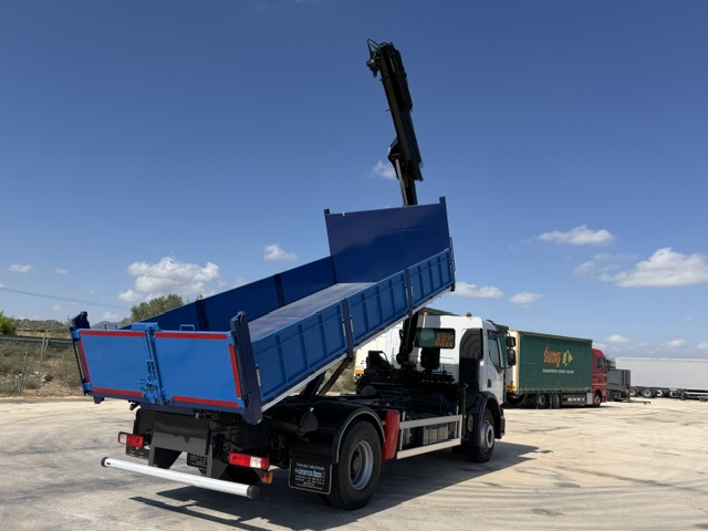 GRUA HIAB 122 BS2 HI-DUO Y CAJA BASCULANTE